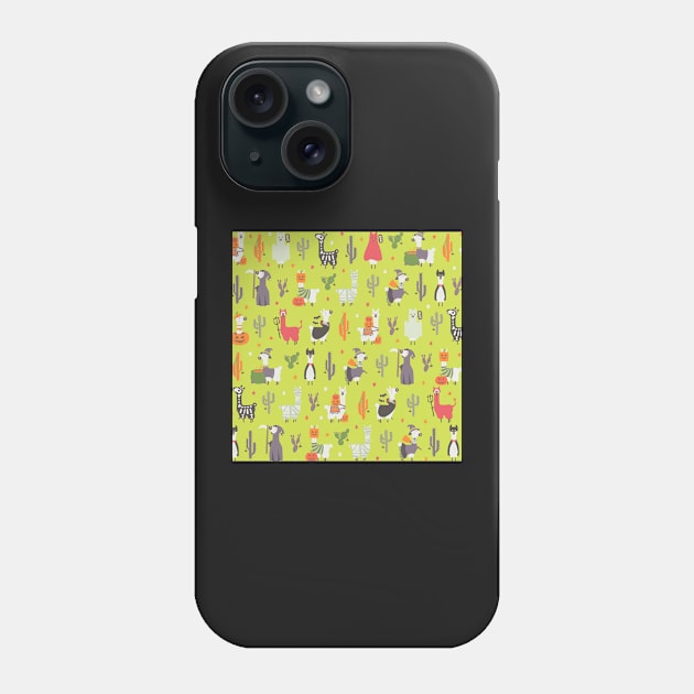 Halloween llama Phone Case by melomania