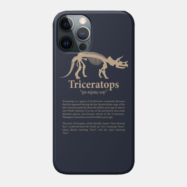 Science Museum Treceratops - Series - Phone Case