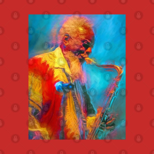 Pharoah Sanders by IconsPopArt