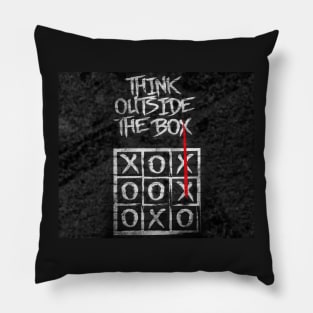 Think outside  the box Pillow