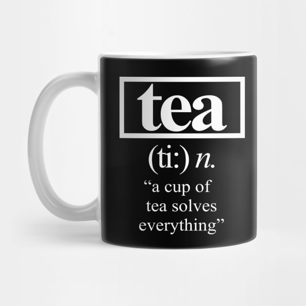 A cup of tea can solve anything