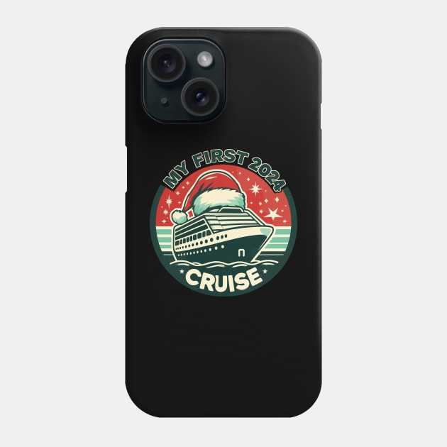 My First Cruise 2024 Phone Case by TomFrontierArt