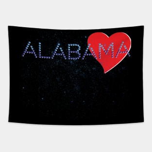 Vintage Alabama Love Tapestry