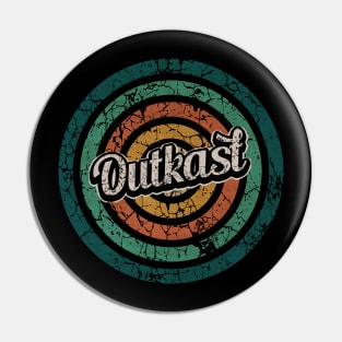 Outkast // Retro Circle Crack Vintage Pin