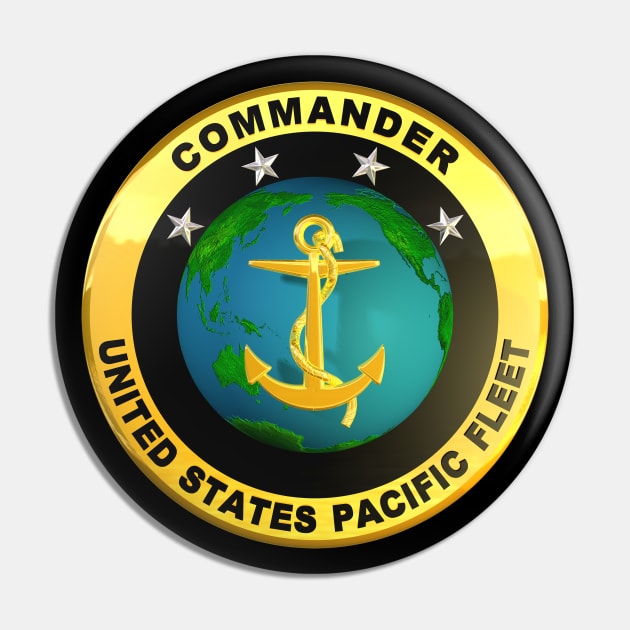 Commander U.S. Pacific Fleet Seal Pin by NeilGlover