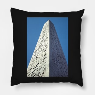 Obelisk, Luxor, Egypt Pillow