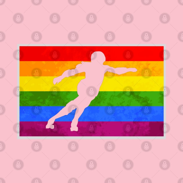 Roller Derby Pride Flag by OldTony