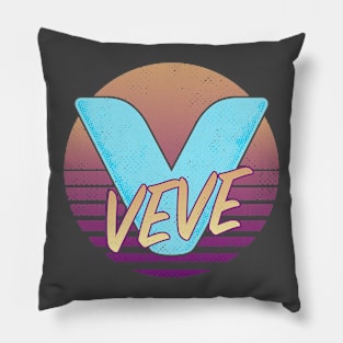 Veve Collectables Retro Logo Pillow