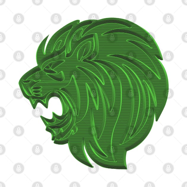 3d lion by CHRONIN