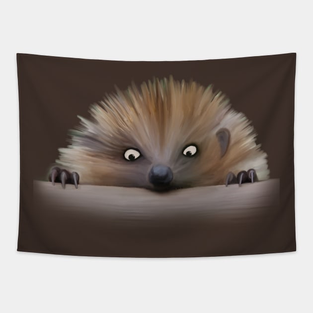 hedgehog Tapestry by Lins-penseeltje