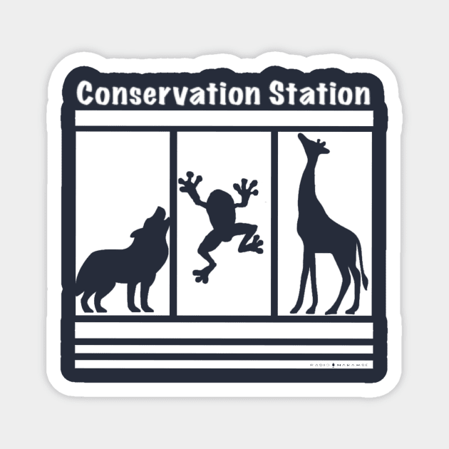 Conservation Station Magnet by RadioHarambe