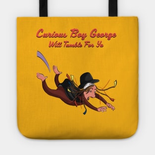 Curious Boy George Tumbles For Ya Tote