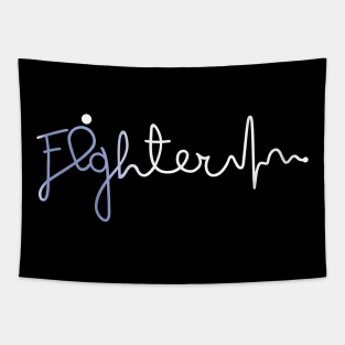 Fighter- Stomach Cancer Gifts Stomach Cancer Awareness Tapestry