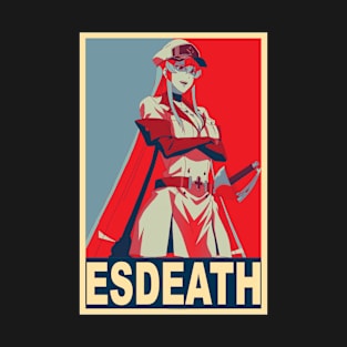 Esdeath Poster - akame ga kill T-Shirt