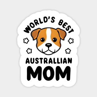Mini Australian Shepherd Gifts World's Best Aussie Mom Magnet
