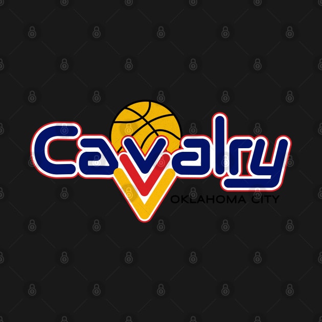 Vintage Oklahoma Calvary CBA Basketball 1990 by LocalZonly