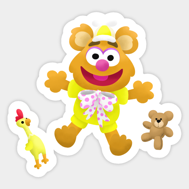 When Your Room Looks Kinda Weird - Fozzie - Muppet - Sticker