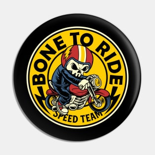 Skeleton rider Pin