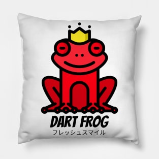 Poison Dart Frog Red Animal Pillow