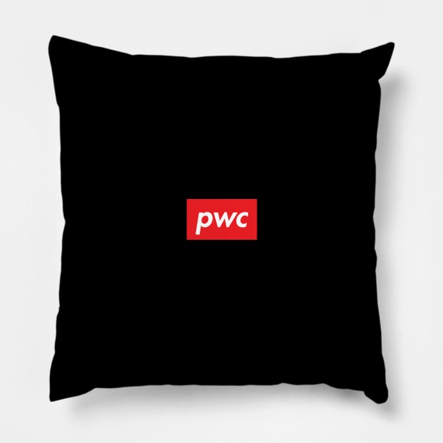 pwc global financial accounting audit consulting Pillow by Tees_N_Stuff