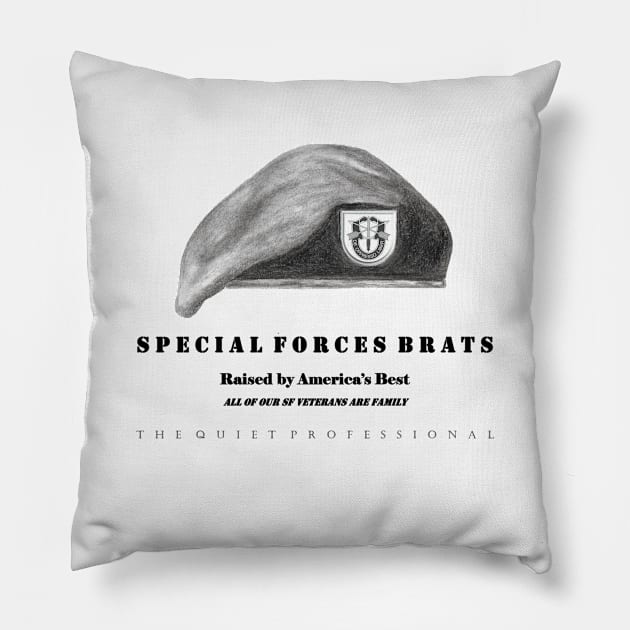 Special Forces Brats Pillow by Tstafford