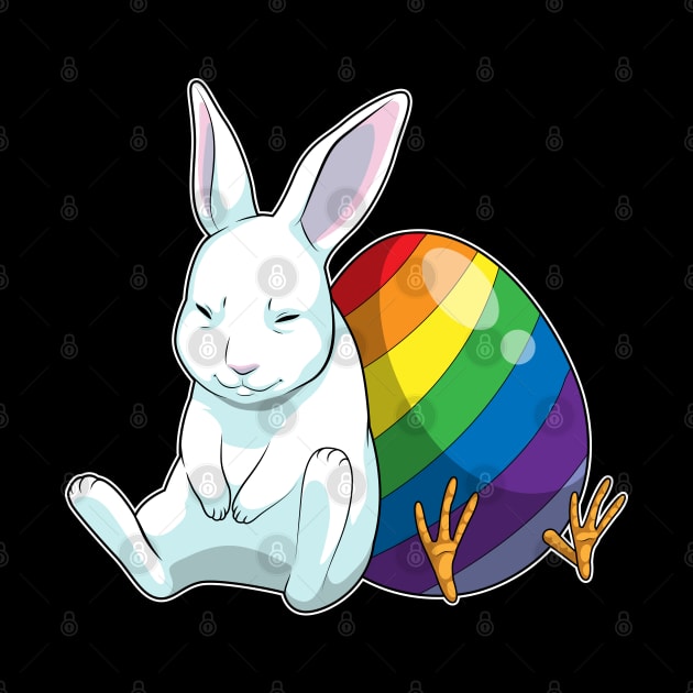 Bunny Easter Easter egg Rainbow by Markus Schnabel