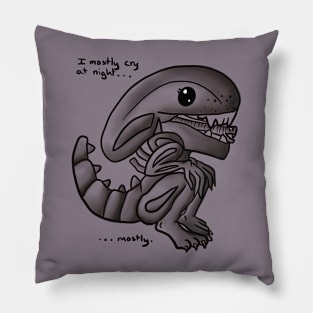 Alien tears Pillow