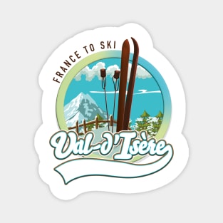 Val-d'Isère France Ski logo Magnet