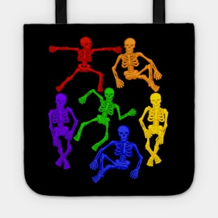 Rainbow Skeletons Tote