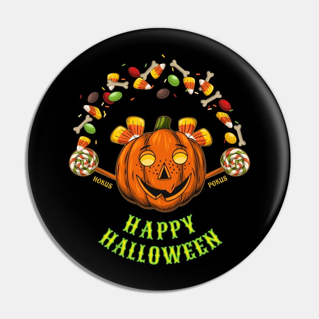 Happy halloween label Pin by OA_Creation