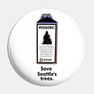 Missing in Seattle Pin