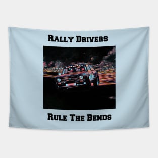 Rally Drivers Rule The Bends Tapestry