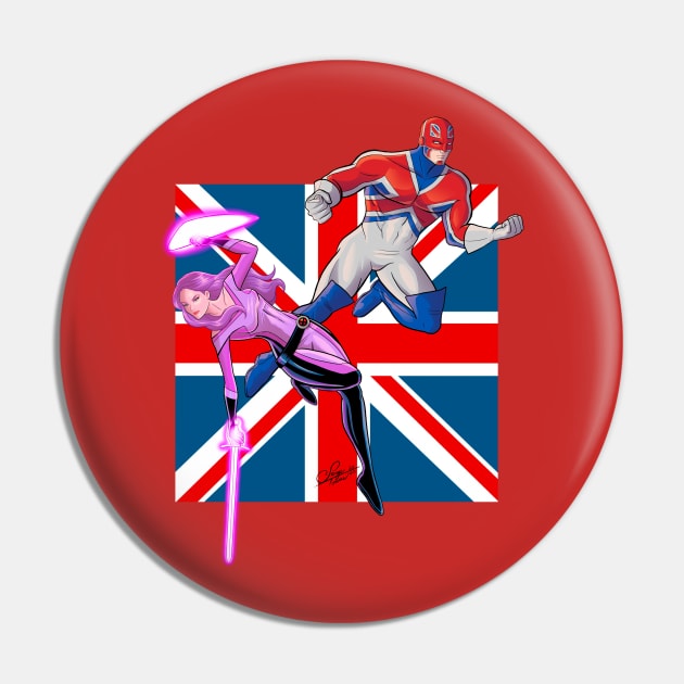 Betsy and Captain Britain Pin by sergetowers80