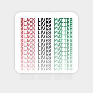 Black Lives Matter Flag Magnet