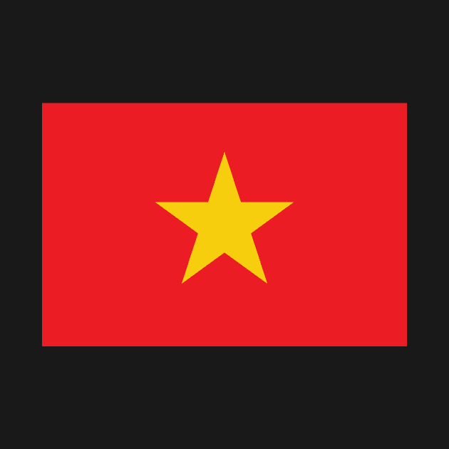 Vietnam flag by designseventy