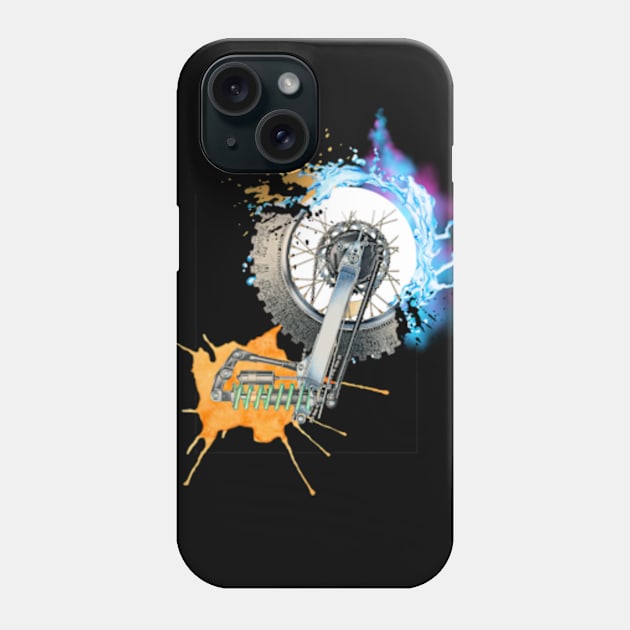 wheel of steel and colour Phone Case by bert englefield 