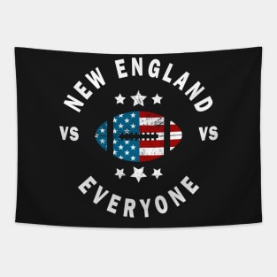 Funny Distressed New England VS Everyone Tapestry