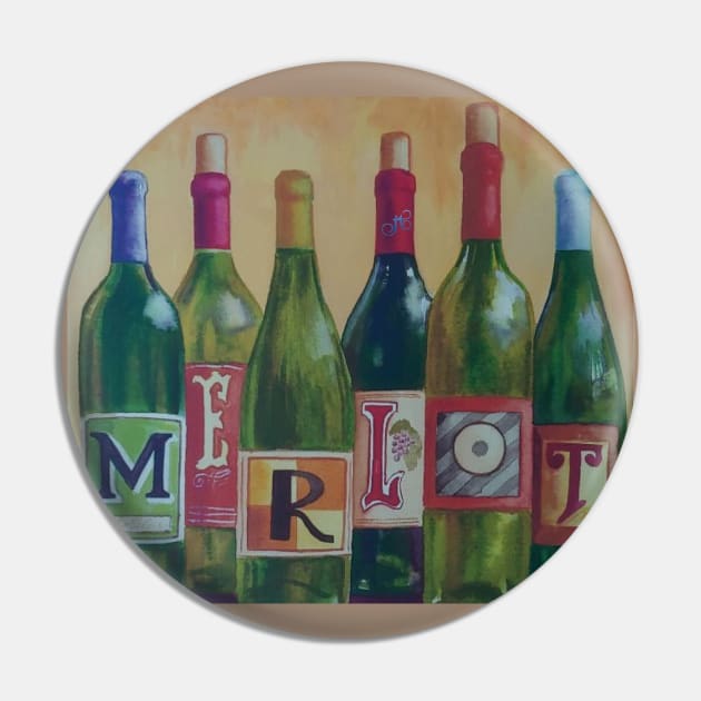 Merlot Pin by LibrosBOOKtique