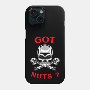 Skull Wrenches Mechanic Got Nuts? WR Phone Case