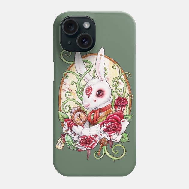 Rabbit Hole Phone Case by Medusa Dollmaker