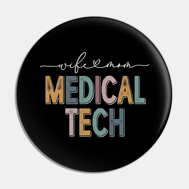 Mothers Day Wife Mom Medical Tech Graduation Pin by Way Down South