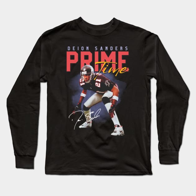 Terahertz'Cloth Deion Sanders - San Francisco 49ers Original Aesthetic Tribute Long Sleeve T-Shirt