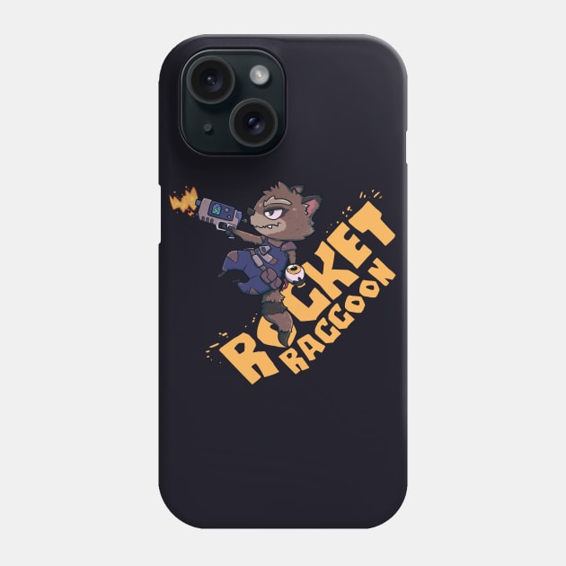 Rocket Raccoon Phone Case by Susto