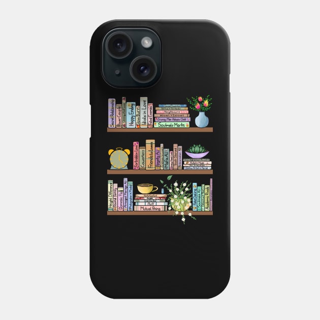 fanfiction bookshelf <3 Phone Case by TheHermitCrab