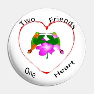 Two Friends Pin