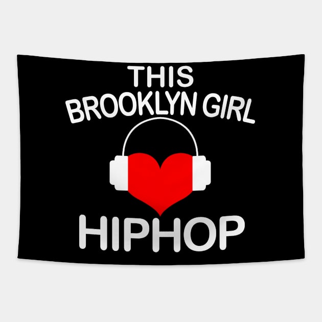 This Brooklyn Girl Hip-hop Tapestry by jerranne