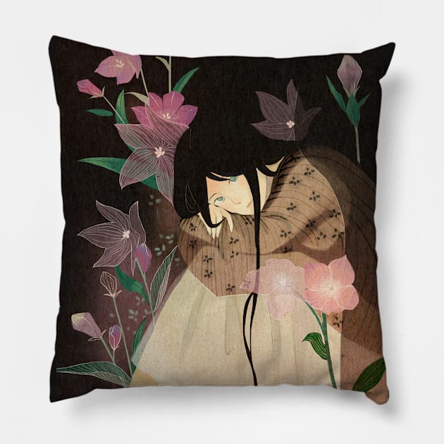 kikyou Pillow by yunzhen_ho