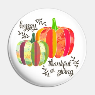 Happy thankful giving Pin
