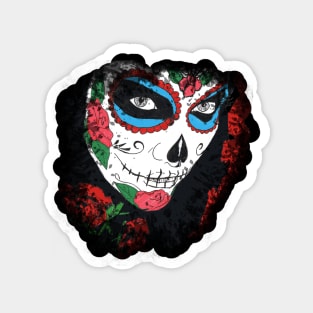 Day Of The Dead Roses Magnet