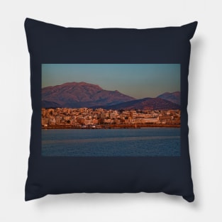Greece. Crete. Approaching the city of Agios Nikolaos. Pillow